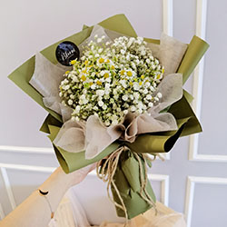 Baby's Breath Bouquet | Green